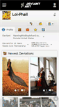 Mobile Screenshot of lol-phail.deviantart.com