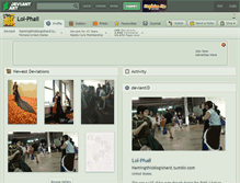 Tablet Screenshot of lol-phail.deviantart.com