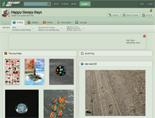 Tablet Screenshot of happy-sleepy-days.deviantart.com