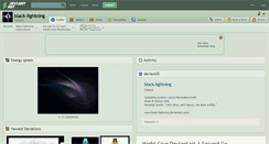 Desktop Screenshot of black-lightning.deviantart.com