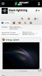 Mobile Screenshot of black-lightning.deviantart.com