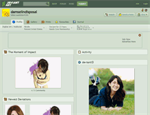 Tablet Screenshot of damselindisposal.deviantart.com