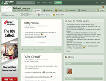 Tablet Screenshot of feline-loverz.deviantart.com