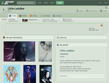 Tablet Screenshot of little-ladybee.deviantart.com