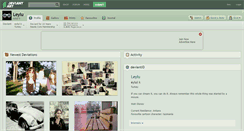 Desktop Screenshot of leylu.deviantart.com