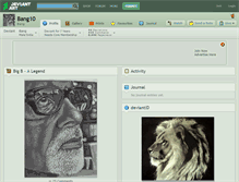 Tablet Screenshot of bang10.deviantart.com