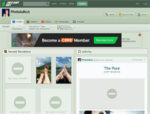 Tablet Screenshot of photoadicct.deviantart.com