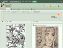 Tablet Screenshot of maestro74.deviantart.com