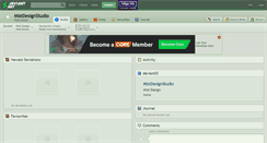 Desktop Screenshot of mistdesignstudio.deviantart.com