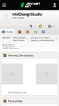 Mobile Screenshot of mistdesignstudio.deviantart.com