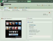 Tablet Screenshot of elitebydesign.deviantart.com