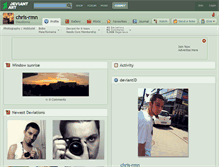 Tablet Screenshot of chris-rmn.deviantart.com