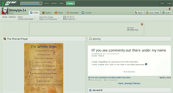 Desktop Screenshot of emmylyn-24.deviantart.com