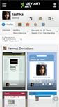 Mobile Screenshot of lashka.deviantart.com