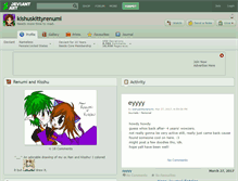 Tablet Screenshot of kishuskittyrenumi.deviantart.com