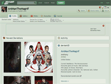Tablet Screenshot of antmanthemagnif.deviantart.com