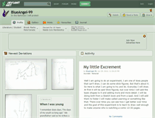 Tablet Screenshot of blueangel-99.deviantart.com