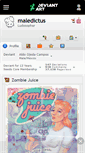 Mobile Screenshot of maledictus.deviantart.com