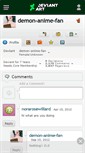 Mobile Screenshot of demon-anime-fan.deviantart.com