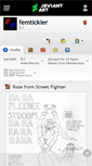 Mobile Screenshot of femtickler.deviantart.com