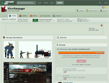 Tablet Screenshot of kirovrampager.deviantart.com