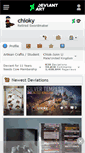 Mobile Screenshot of chioky.deviantart.com