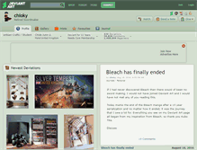 Tablet Screenshot of chioky.deviantart.com