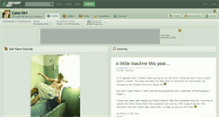 Desktop Screenshot of cake-girl.deviantart.com