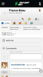 Mobile Screenshot of france-beau.deviantart.com