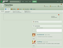 Tablet Screenshot of france-beau.deviantart.com