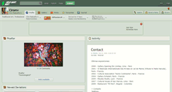 Desktop Screenshot of ciromv.deviantart.com