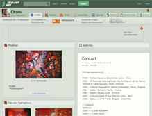 Tablet Screenshot of ciromv.deviantart.com
