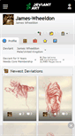 Mobile Screenshot of james-wheeldon.deviantart.com