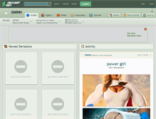 Tablet Screenshot of gwhh.deviantart.com