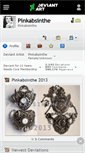 Mobile Screenshot of pinkabsinthe.deviantart.com