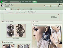 Tablet Screenshot of pinkabsinthe.deviantart.com