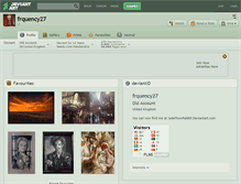 Tablet Screenshot of frquency27.deviantart.com