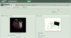 Desktop Screenshot of haloconut.deviantart.com