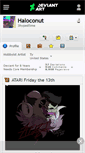 Mobile Screenshot of haloconut.deviantart.com