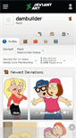 Mobile Screenshot of dambuilder.deviantart.com