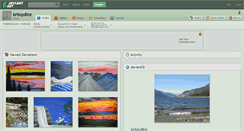 Desktop Screenshot of krissydice.deviantart.com