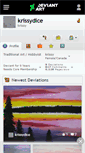 Mobile Screenshot of krissydice.deviantart.com