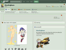Tablet Screenshot of bleedingbases.deviantart.com