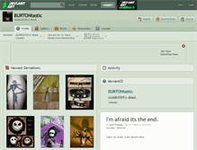 Tablet Screenshot of burtontastic.deviantart.com