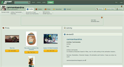 Desktop Screenshot of cammarataandrea.deviantart.com