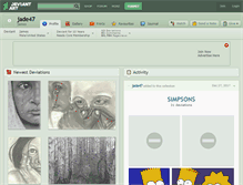 Tablet Screenshot of jade47.deviantart.com