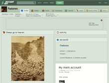 Tablet Screenshot of fastones.deviantart.com