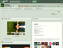 Tablet Screenshot of infimary.deviantart.com