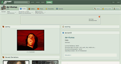 Desktop Screenshot of der-thomas.deviantart.com