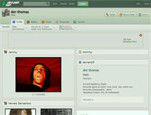 Tablet Screenshot of der-thomas.deviantart.com